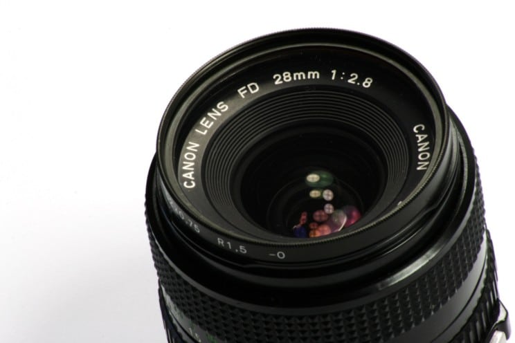 What are those camera lens markings?