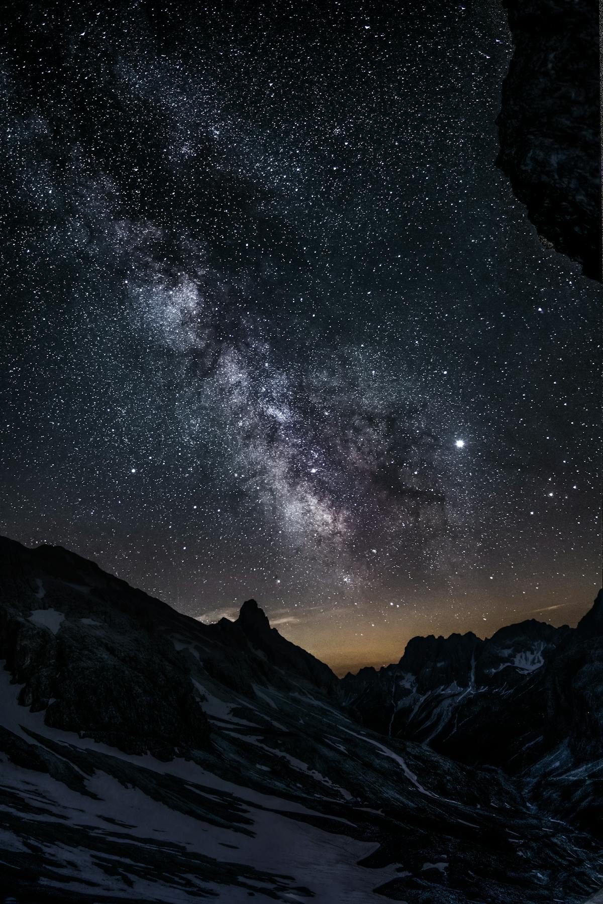 photo of mountain under starry night sky 2670898 1200x1800 1